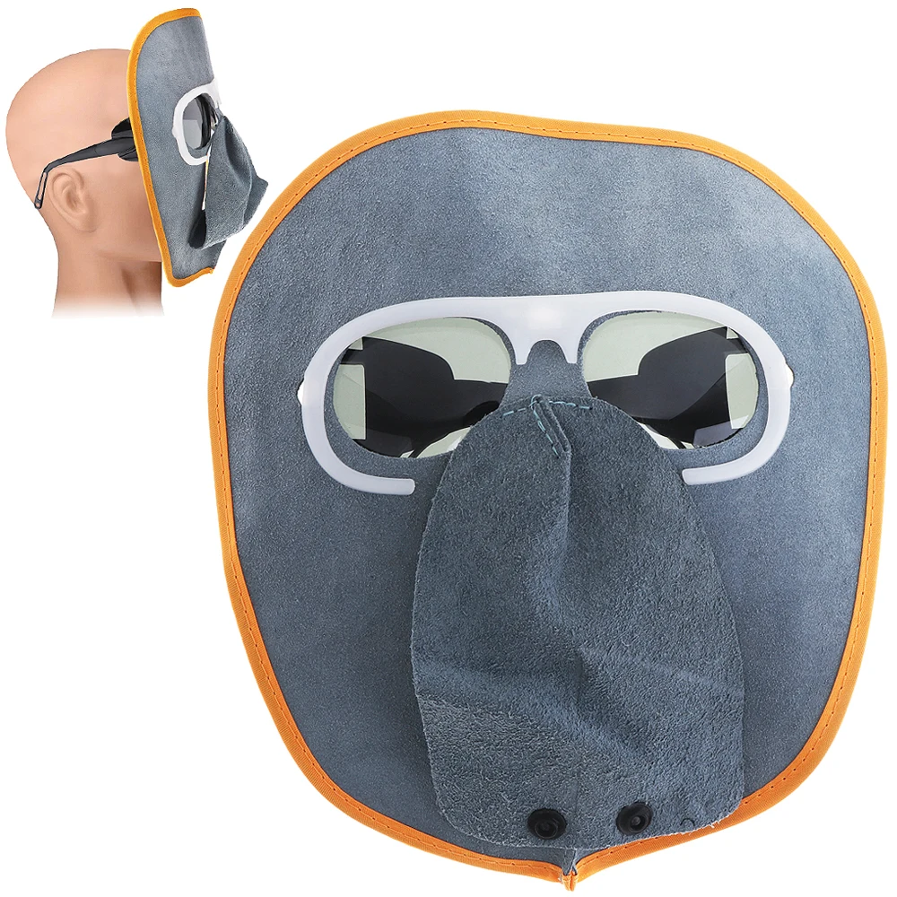 Удобный Складной сварочный шлем из коровьей кожи, автоматический регулируемый светильник, Сварочная маска и солнцезащитные очки для различных сварочных работ