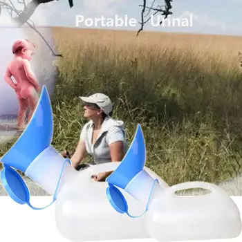

Male Mobile Toilet Unisex Plastic Female Urinal Outdoor New Journey Camping Blue and White Camping &Amp; Hiking Car Urine