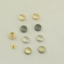 

10pcs 10mm Solid Cast Studs DIY Bag Bottom Rivets in Screws Bags Handbags Purse Feet Studs Button