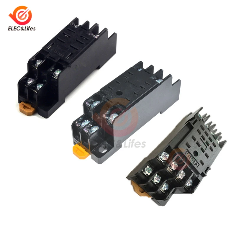 PTF08A PYF08A PYF14A катушки релейная база розетка для LY2NJ MY2NJ MY4NJ реле постоянного тока 12V