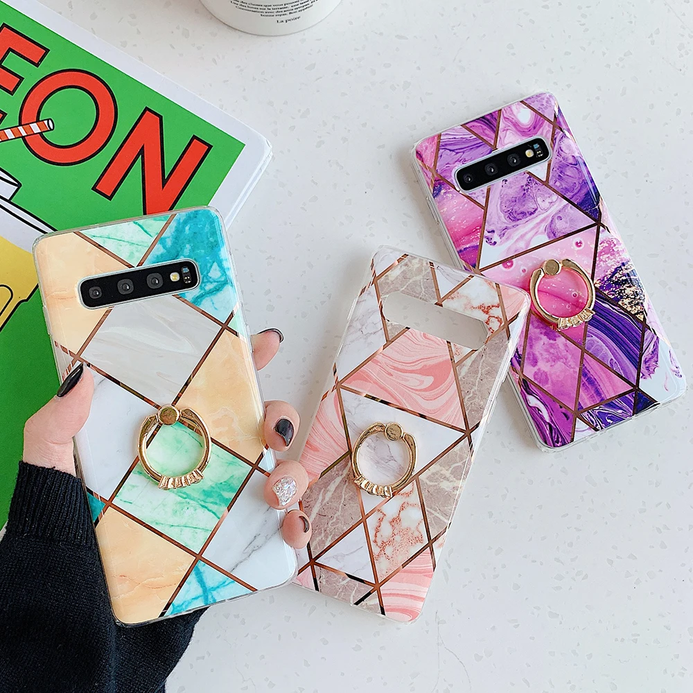 Чехол для телефона LOVECOM с мраморным покрытием Samsung Galaxy A51 A71 S21 S20 S10 S8 S9 Plus Note 20