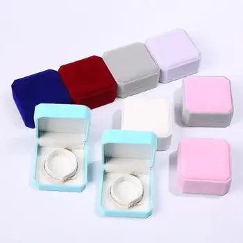 

Cloth Necklace Bracelet Jewelry Display Box Storage Case Organizer Packaging Gift for Valentine Christmas Gift