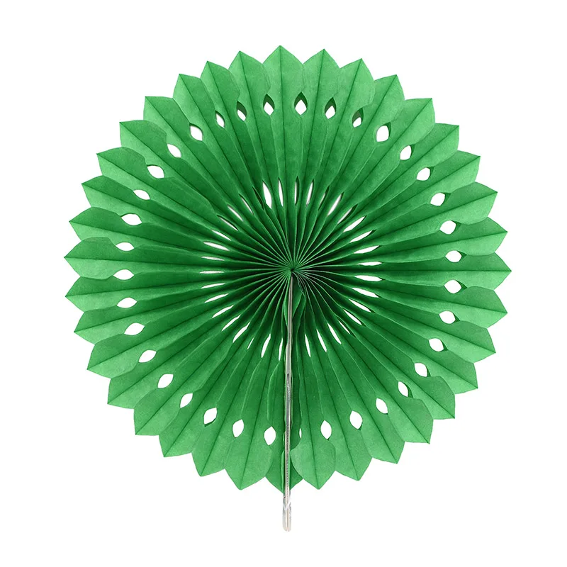 EF18 dark green 1 шт. Бумага производит 20/25/30 см Бумага вентиляторы для Свадебная вечеринка украшения Baby Shower поставки турецкие Настенные светодиодные лампы для домашнего интерьера ручной работы& Living Декор 8 - Цвет: EF18 dark green