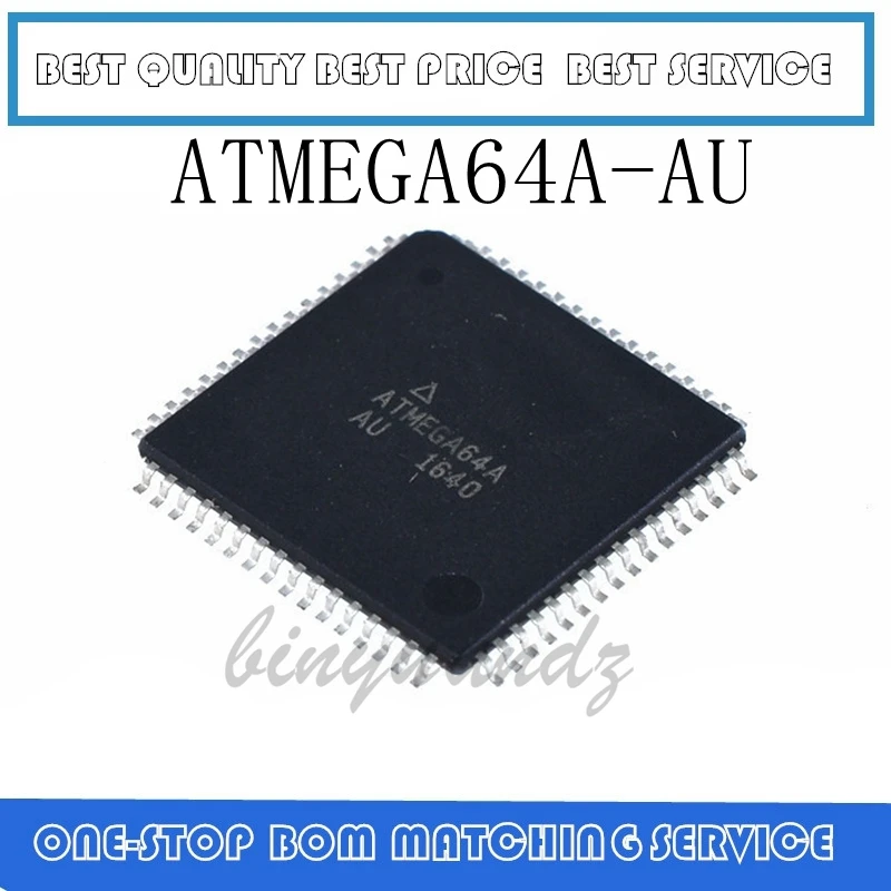 ATMEGA64A-AU ATMEGA64A QFP-64 IC 20 шт./лот Бесплатная доставка