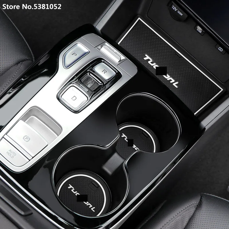 Door Groove Mats Gate Slot Pad For Hyundai Tucson NX4 2021 2022 Accessories Cup Cover Anti-slip Sticker Decoration Non-slip