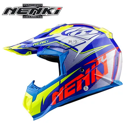 

Nenki Scrambling Motorcycle Helmet Downhill Race Car Locomotive Cool Fully Cover Type Full Face Helmet Men And Women Summer Four