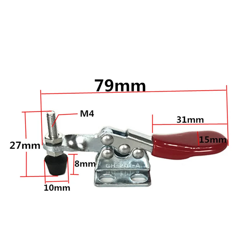 Clamp Horizontal Toggle Clamp Joiner's Clamp Quick-Release Clamp Abrazadera Vertical Toggle Clamp For Woodworking 1PC