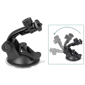

Glass Suction cup action camera sport Cam Tripod Mount for car record holder stand Bracket for gopro hero 7 6 5 yi2 accessories
