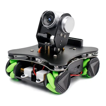 

DIY 4WD Omni Mecanum Wheel Educational Motorized Robot for Programming Robot Car Coding Mecanum Smart Robot Kit Whit FPV Camera