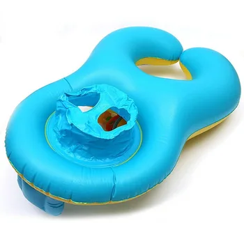 

Mother Child Inflatable Ring Swimming Circle Baby Float Double Swimming Pool Accessories Inflatable Wheels Swimtrainer Circles