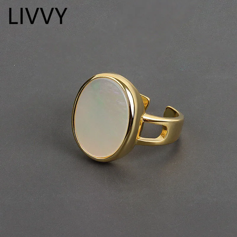 Finger Ring Silver Ring Opening Ring Adjustable Rings Women Jewelry Gifts LIVVY