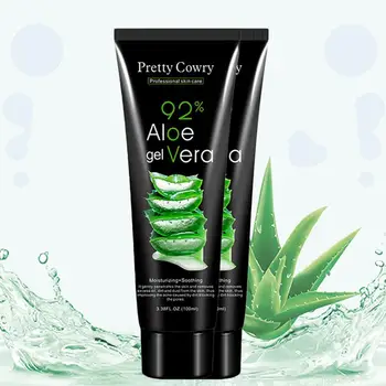 

100ML 92% Aloe Soothing Gel Aloe Vera Gel Skin Care After Moisturizing Gel Day Aloe Sun Lotions Cream Acne Remove I0H6