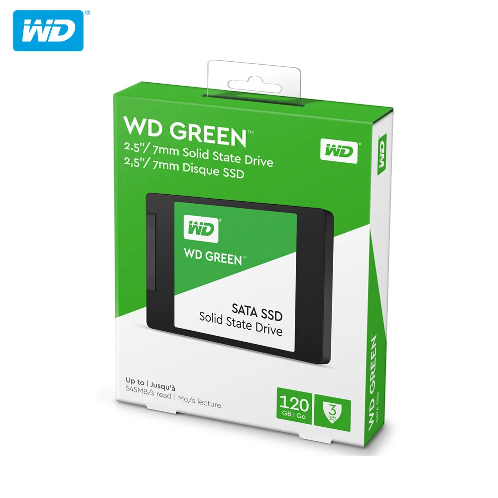 Western Digital SSD 120 ГБ 240 ГБ твердотельный накопитель Жесткий диск 480 ГБ TLC 2," SATA III 1 ТБ внутренний SSD для ПК ноутбука