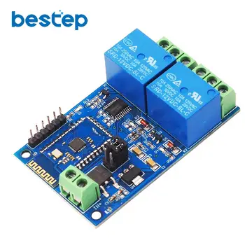 

Bluetooth Relay Switch Module Intelligent Home Mobile APP Remote Control 2 Bit DC 12V Dual Circuit Bluetooth Relay Module