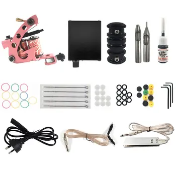 

Tattoo Kit Professional 2 Machine Maker Set GUN 20 Ink Gun Kits Supply Needle Grips Tips Tatto Accessories Guns