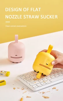 

Desktop Vacuum Cleaner Portable Automatic Cleaning Eraser Pencil Shavings Cleaner Laptop Keyboard Car Interior Dust Cleaner New