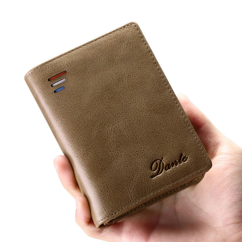 

Successful Man Genuine Leather Wallet Men High Quality Calfskin Wallets Coin Purse Short Male Money Bag Mini Wallet 2019 New
