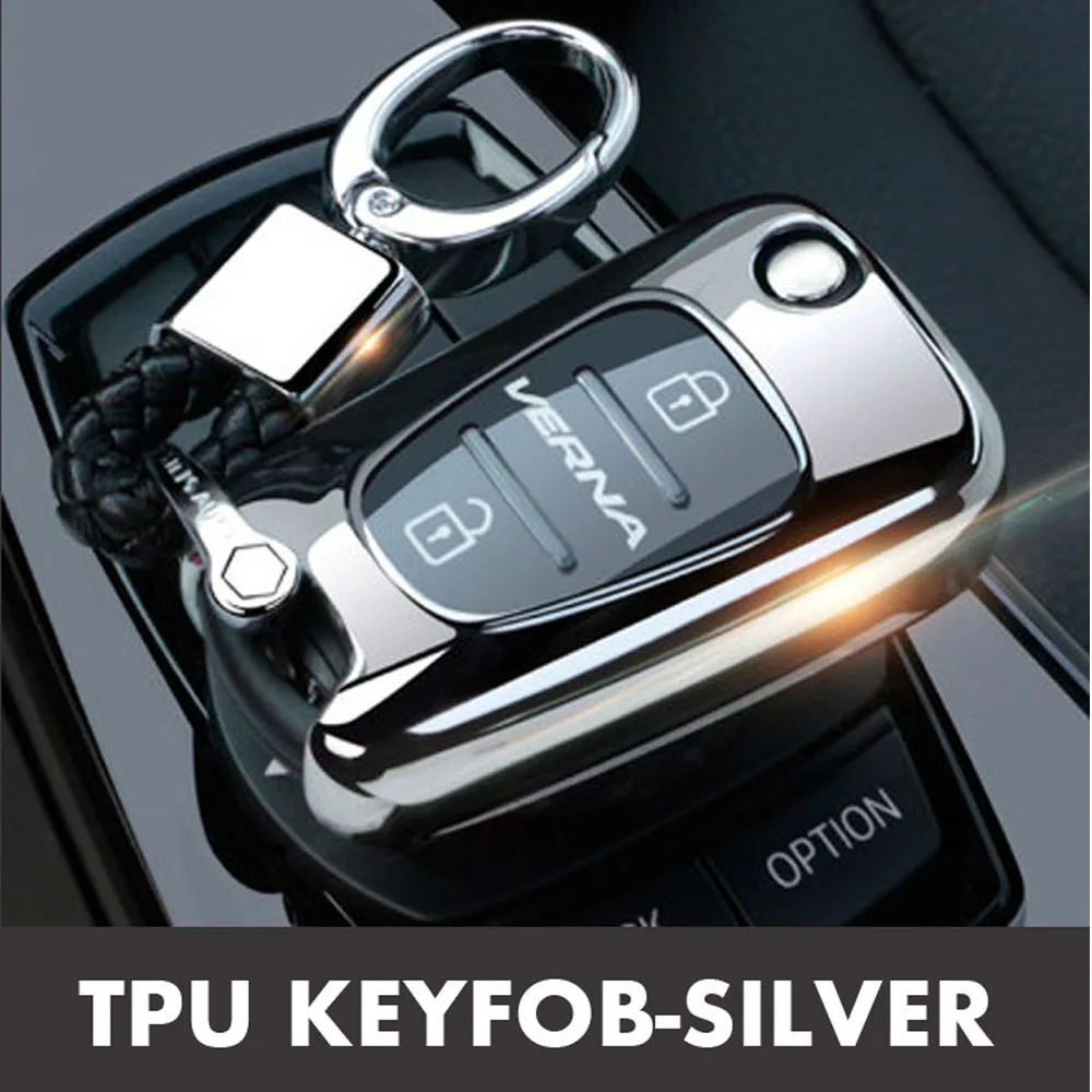 Новинка 2 кнопки чехол для автомобильного ключа из ТПУ Hyundai i20 i30 i35 iX20 iX35 Solaris Verna