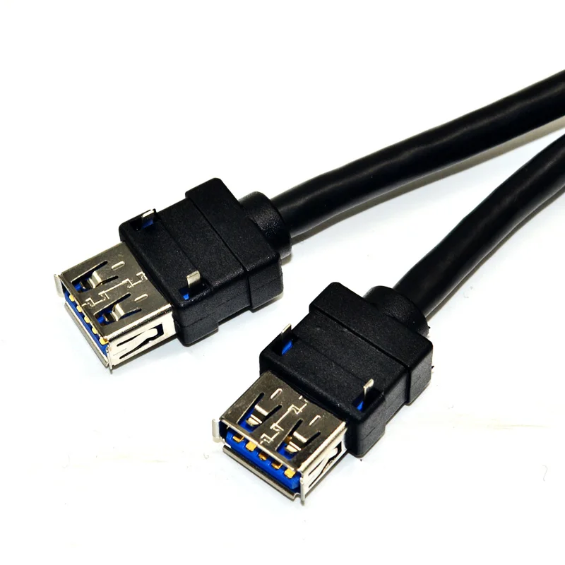 Высокоскоростной Кабель USB 3 0 20pin 2 порта USB3.0 Hub кабель адаптера передней панели с