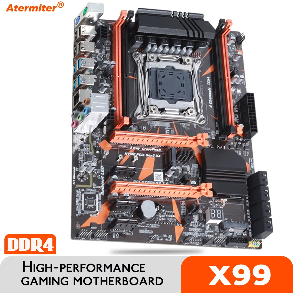Atermiter x99 lga2011-v3 professional 4-канальный модуль - АлиТопс