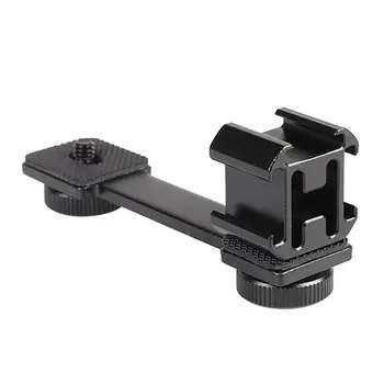 

Hot Shoe Adjustable Mount Monitor Flash Adapter Microphone Bracket Holder for Video Camera Photography for Canon Nikon Sony
