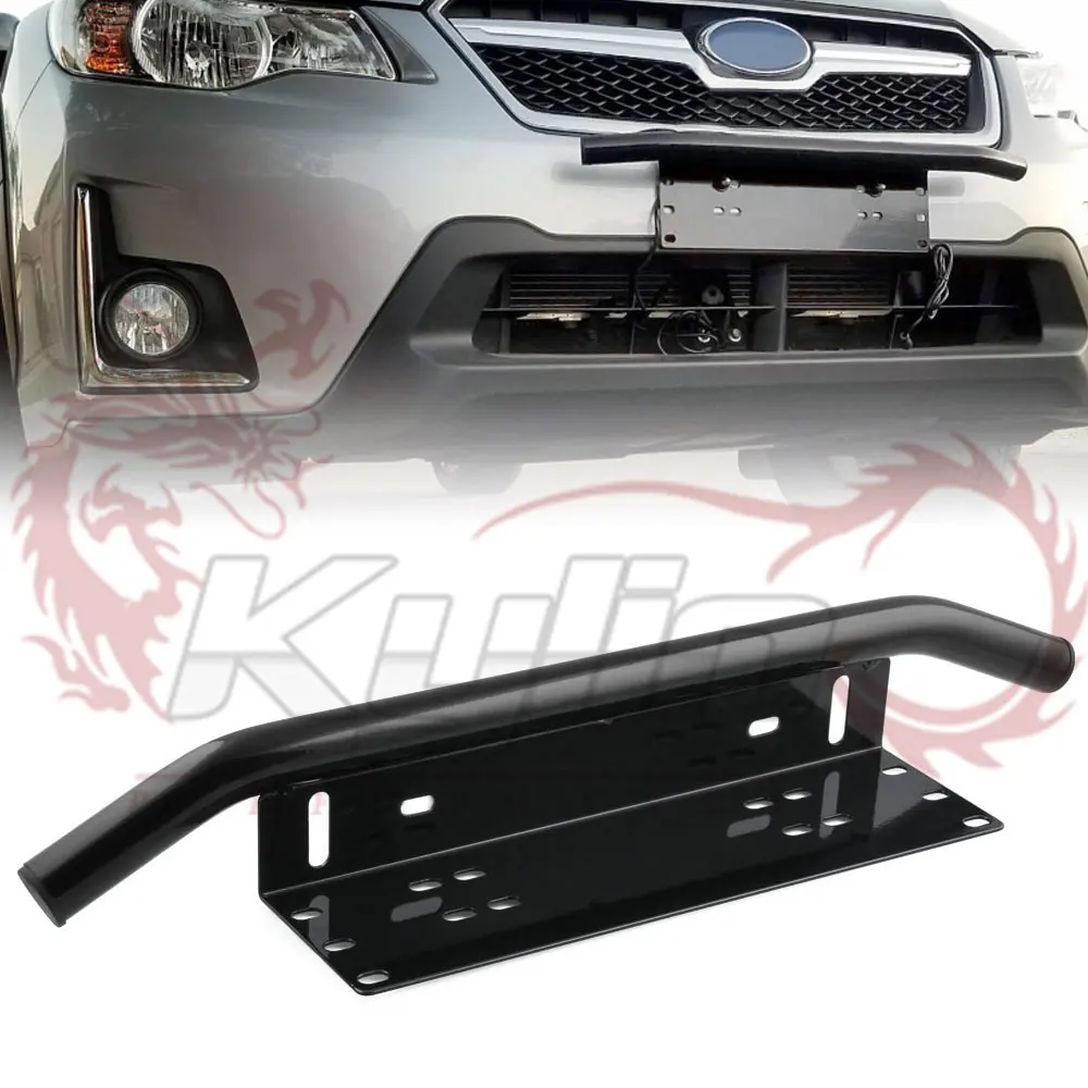 

Bull Bar License Plate Tail Light Mount Bracket Aluminum Frame For Car Number For Universal Car