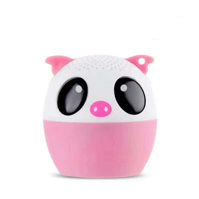 מיני חמוד בעלי החיים Bluetooth רמקול נייד קריקטורה חיצוני מוסיקה נגן Stero קטן Loundspeakers תמיכה עצמי טיימר דיבורית