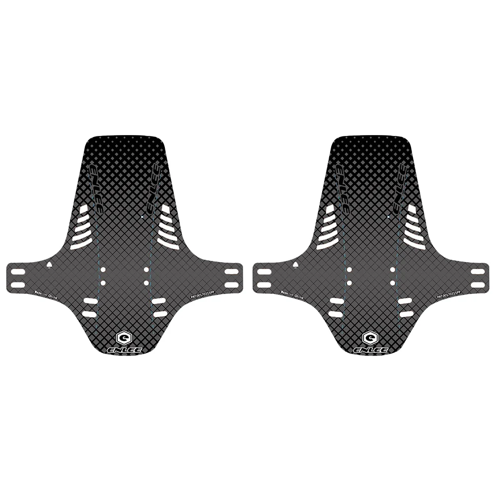 

2PCS Front Mountain Bike Cycling Accessories Bicycle Mudguard Outdoor Tie Strap Widening Soft Wings Durable Lengthening