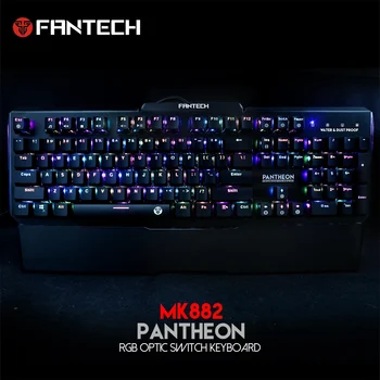

FANTECH MK882 Mechanical Keyboard RGB Game Full Key No Flush Keyboard Full Waterproof for Desktop Computer Laptop