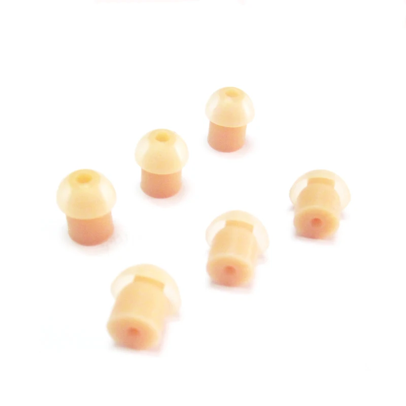 100PCS Replacement Silicone Earbud Eartip For Kenwood Two Way Radio Air Tube Headset Surveillance Kit Earpiece
