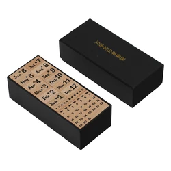 Yoofun 20-Piece Wooden Rubber Stamp Set for Crafts and Journaling (A)