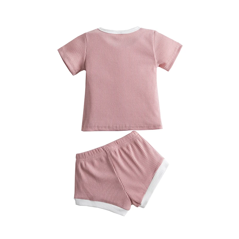 Newborn Baby Girl Dress 0-2 Years Toddler Girls Clothing Set Cotton Tops+Short Pants 2pcs Outfits Kids Baby Boys Clothes