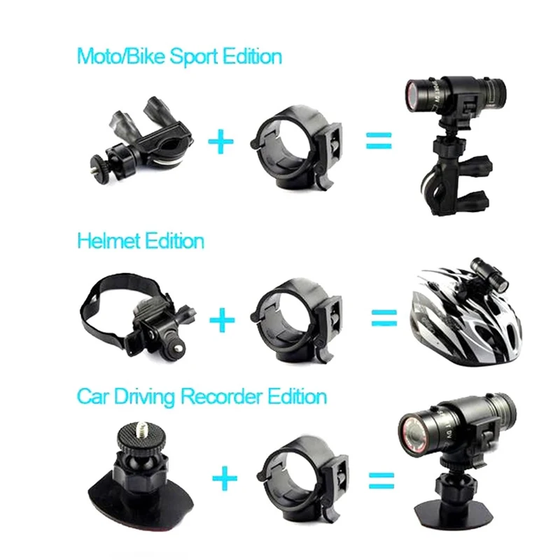 HD camcorder wide-angle sports DV camera 1080P waterproof flashlight type small camera recorder with light allinonehere.com