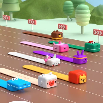 

Silicone + PVC Cartoon Stereo Animals Bookmark Multi-function Funny Book Mark For Office Student Book Clips Bookmark Stationery