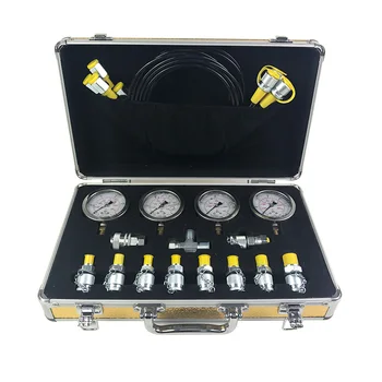 

Import Excavator Pilot Pump Engine Oil Pressure Seismic Pressure Gauge Hydraulic Oil Admeasuring Apparatus Set Tee Fitting