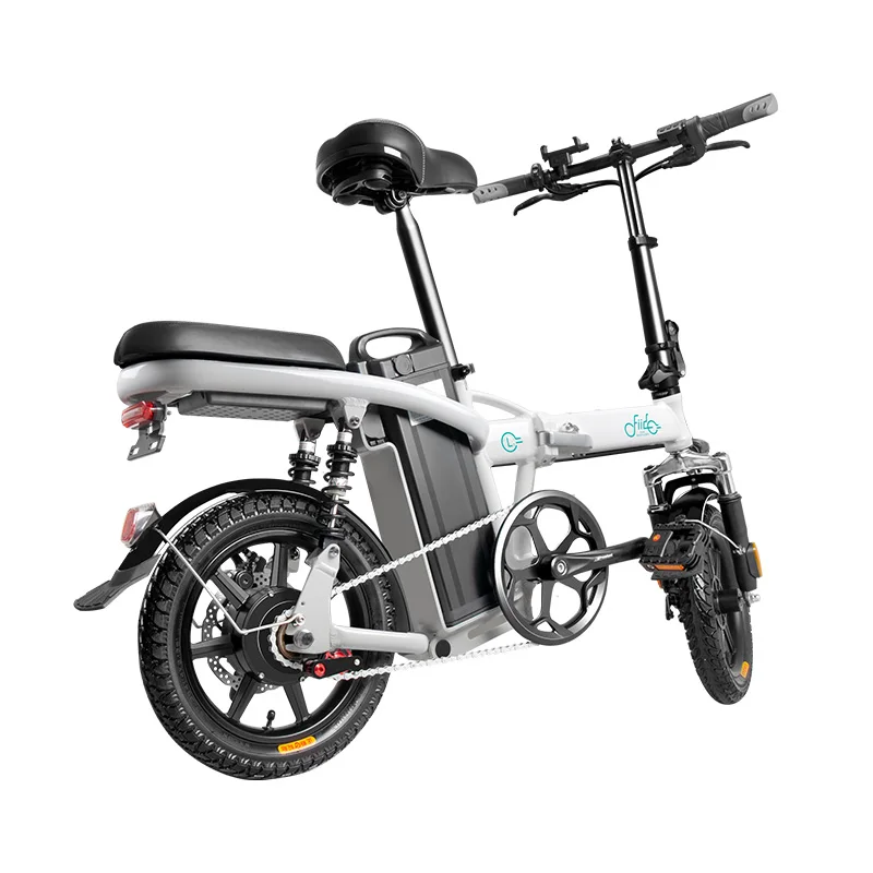 Fiido L2 Flagship Version 48V 350W 20Ah Folding Electric Bike 14 inch 25km/h Top Speed 3 Gear Power Boost Moped Electric Bicycle
