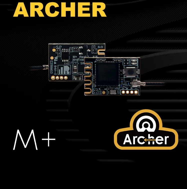 

FrSky ARCHER M+ mini receiver 16CH / 24CH S.Port/F.Port ACCESS protocol with OTA For FrSky AC