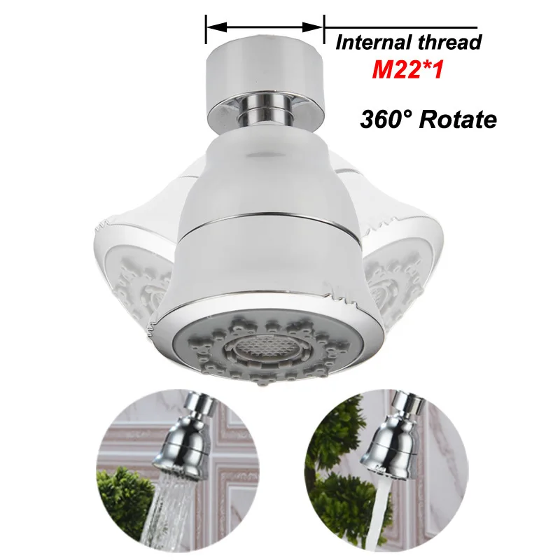 

The new water spray nozzle kitchen faucet shower water hippo atomization universal rotating filter mouth bubbler