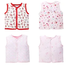 Брюки из хлопка для малышей; жилет новые продукты весна и осень новорожденных для мальчиков и девочек жилет для малышей теплые новорожденных мягкий от 0 до 2 лет