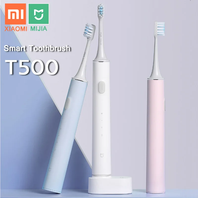 XIAOMI MIJIA T500 Electric Toothbrush Smart Sonic Brush Ultrasonic Whitening Teeth vibrator Wireless Oral Hygiene Cleaner XIAOMI MIJIA T500 Electric Toothbrush Smart Sonic Brush Ultrasonic Whitening Teeth vibrator Wireless Oral Hygiene Cleaner