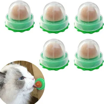 

1PC Cat Catnip Snacks Catnip Healthy Candy Licking Energy Ball Kittens Cat Toy Dropshpping Cat Keep TSLM Dropshipping