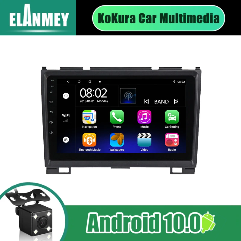 2 Din Автомобильный Радио навигатор GPS Bt плеер 9 дюймов экран для Haval Hover Great Wall H5 H3 2010 2012 Android 10 стерео головное устройство|Мультимедиаплеер для авто| | АлиЭкспресс