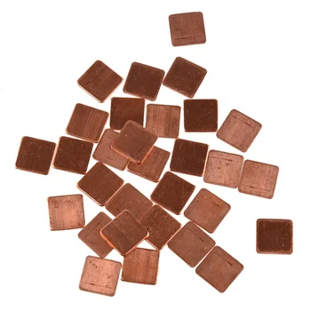 

Heatsink Copper Shim Thermal Pads for Laptop GPU CPU VGA 30Pcs 15mmx15mm