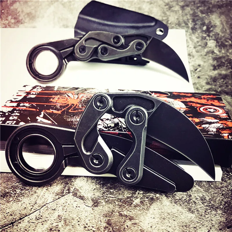 Ножи с механическим захватом Karambit CSGO фиксированное лезвие M390 одна Твердая