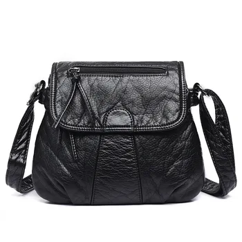 

Women's bag 2020 new fashion shoulder messenger small bag soft leather wild ladies mini bag tide