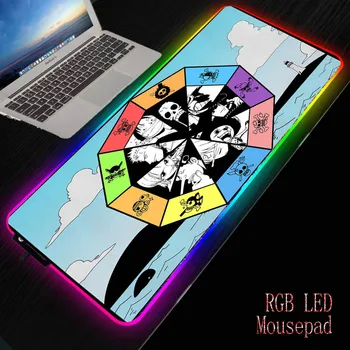 

MRGBEST Anime One Piece Extra Large Gaming Computer Mouse Pad Mat Locking Edge Speed Mousepad Keyboard Desk Mat Natural Rubber