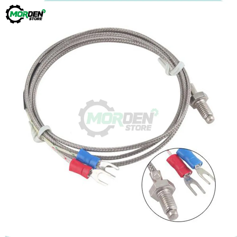 M6 M8 Screw K J PT100 тип 1 м 2 проводной кабель термопара датчик температуры для