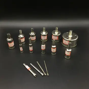 

Professional 15PC Diamond Core Hole Drill Bit Marbale Rotary Power Alloy Tool