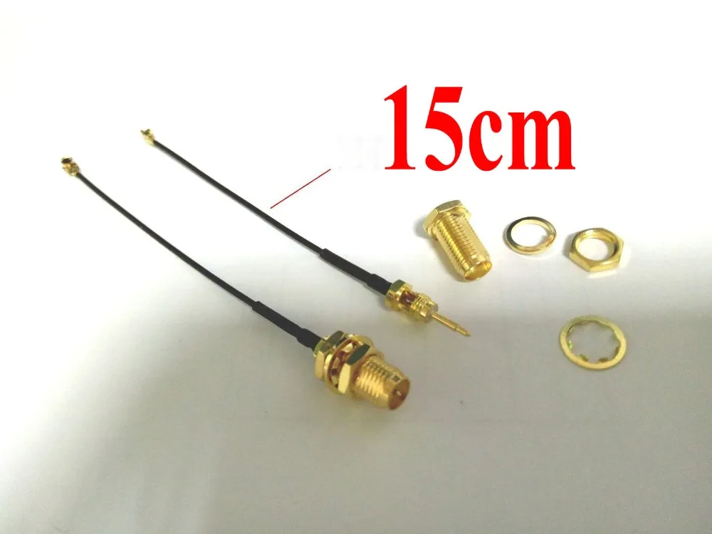 100 шт. IPX к RP-SMA Jack Мужской SMA к IPX 1,13 косичка кабель