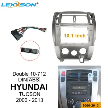 

10.1 inch Car Fascia Trim Kit For HYUNDAI TUCSON 2006-2013 Double Din Car Car dvd Frame Audio Fitting cable Dash Panel